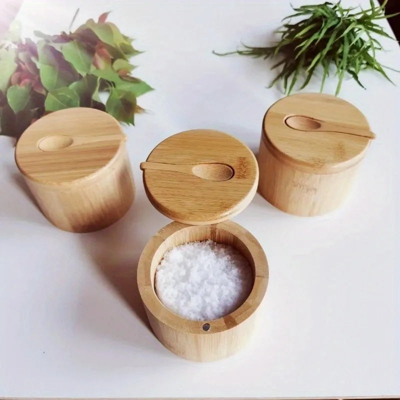wooden spice container