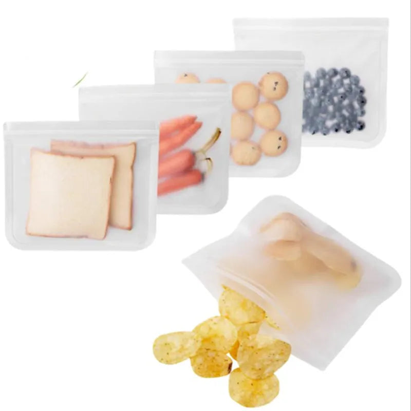 Reusable Silicone Food Storage Bags