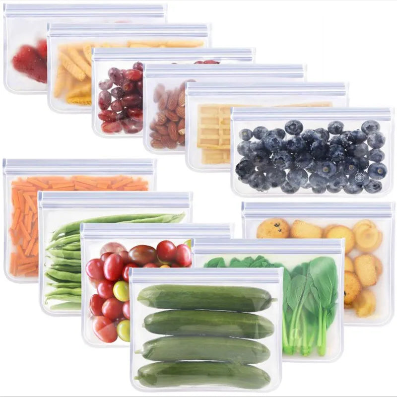 Reusable Silicone Food Storage Bags