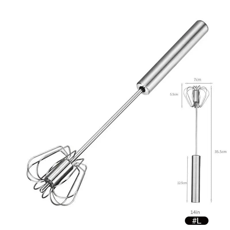 Stainless Steel Semi-Automatic Whisk