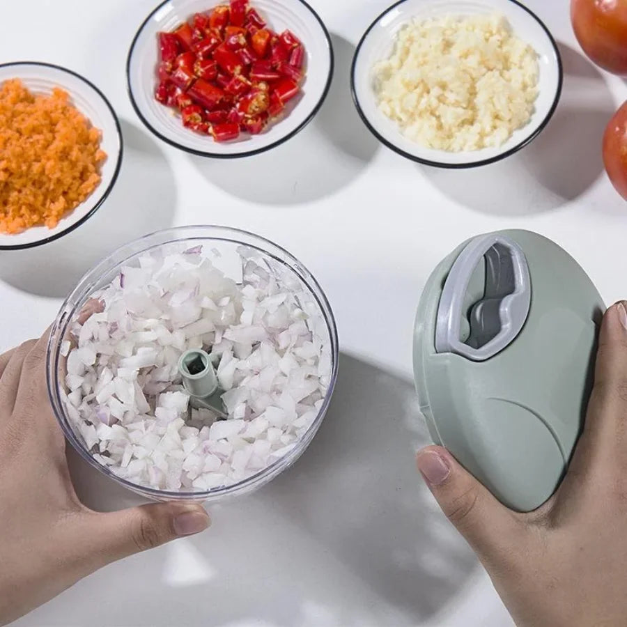 Multi-Function Hand-Pull Vegetable & Garlic Chopper