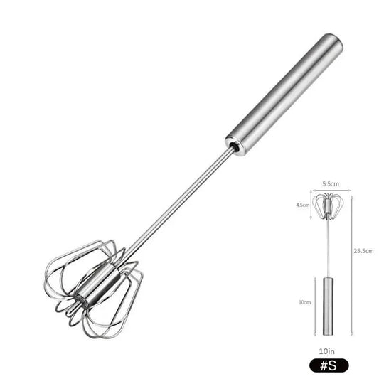 Stainless Steel Semi-Automatic Whisk