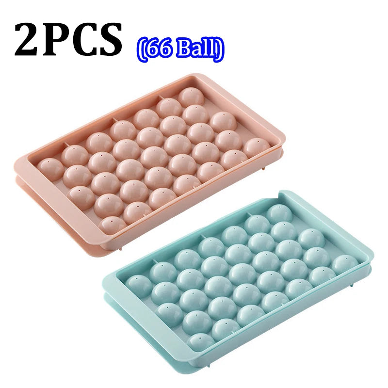 Sphere Ice Ball Maker Mold with Lid