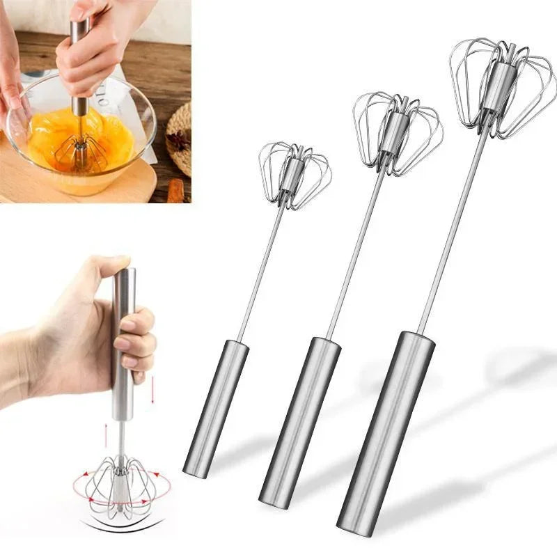 Stainless Steel Semi-Automatic Whisk