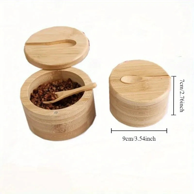 wooden spice container
