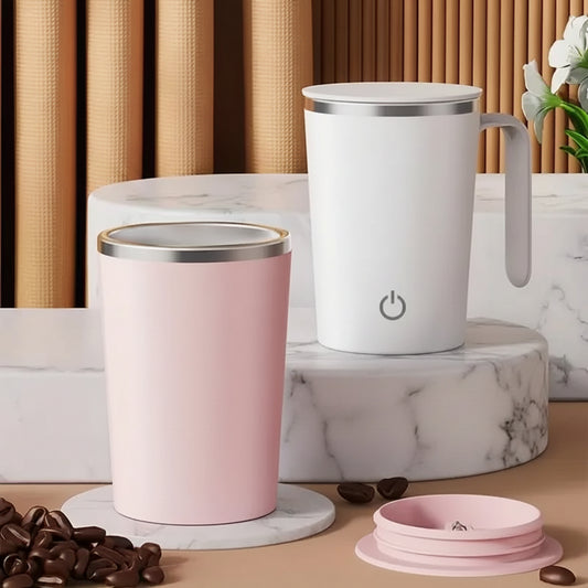 Automatic Self-Stirring Coffee Mug – Rechargeable Magnetic Travel Cup