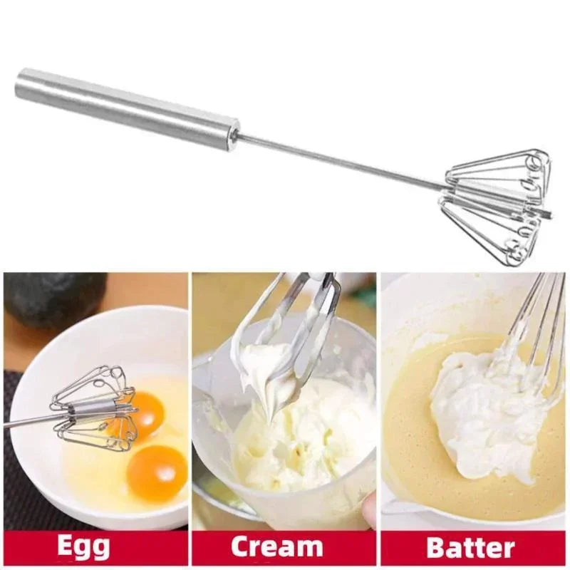 Stainless Steel Semi-Automatic Whisk