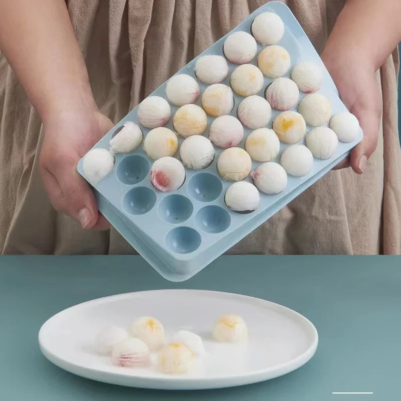 Sphere Ice Ball Maker Mold with Lid