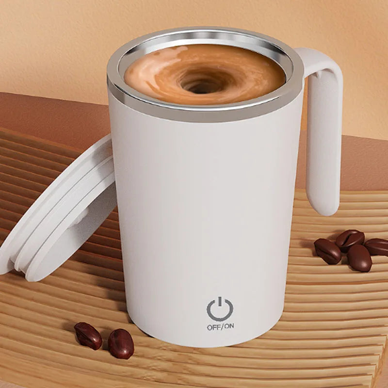 Automatic Self-Stirring Coffee Mug – Rechargeable Magnetic Travel Cup
