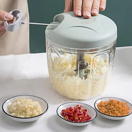 Multi-Function Hand-Pull Vegetable & Garlic Chopper