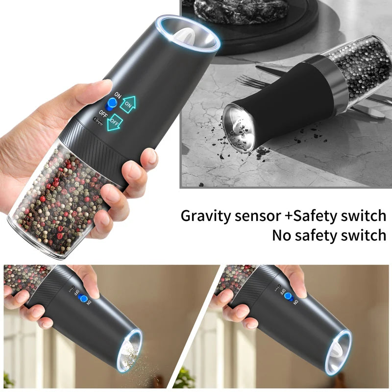 Rechargeable Electric Salt & Pepper Grinder