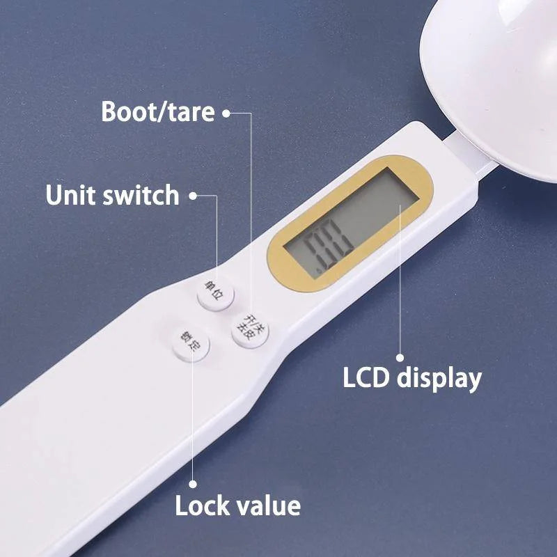 Precision Digital Measuring Spoon Scale with LCD Screen