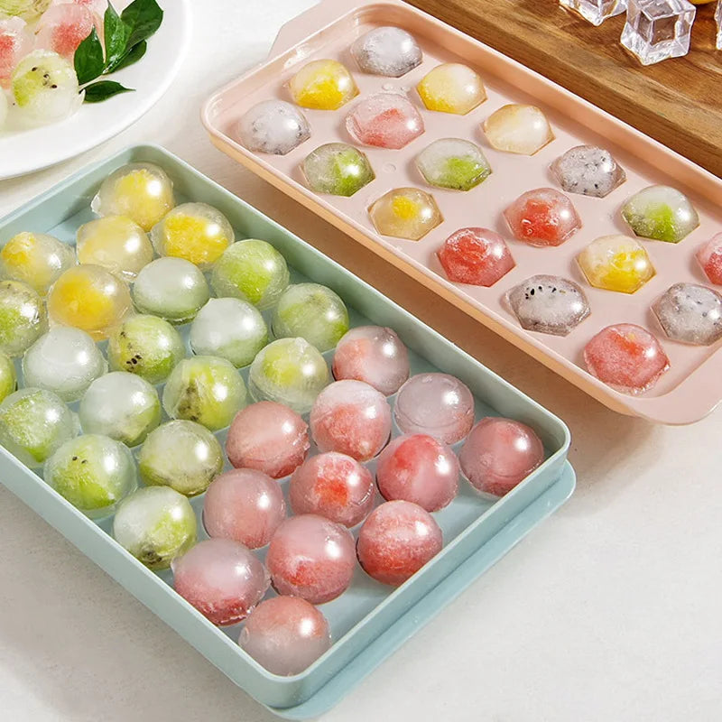Sphere Ice Ball Maker Mold with Lid