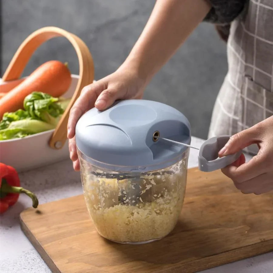 Multi-Function Hand-Pull Vegetable & Garlic Chopper