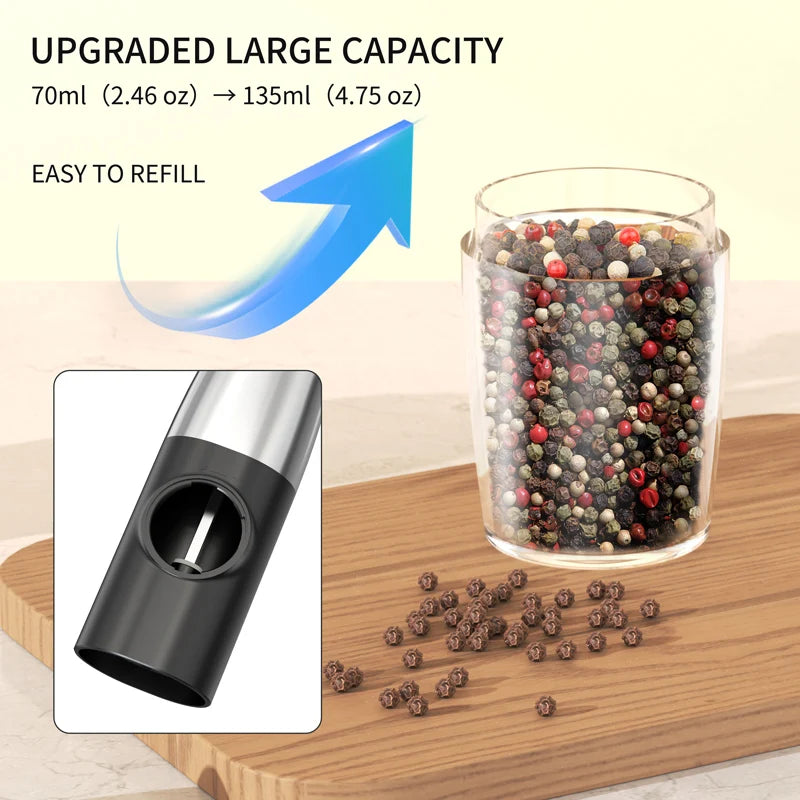 Rechargeable Electric Salt & Pepper Grinder