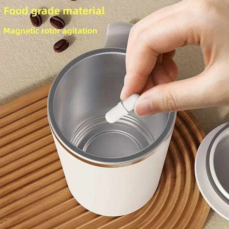 Automatic Self-Stirring Coffee Mug – Rechargeable Magnetic Travel Cup