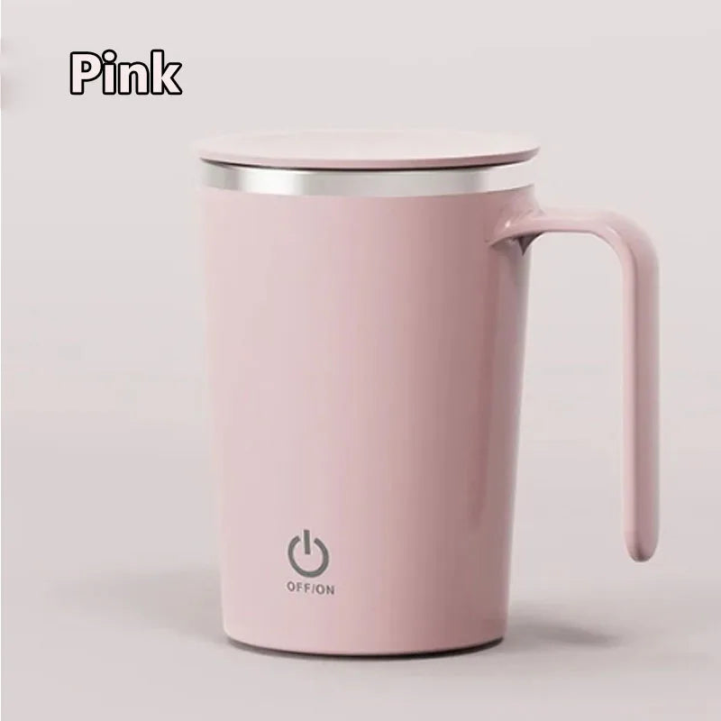 Automatic Self-Stirring Coffee Mug – Rechargeable Magnetic Travel Cup