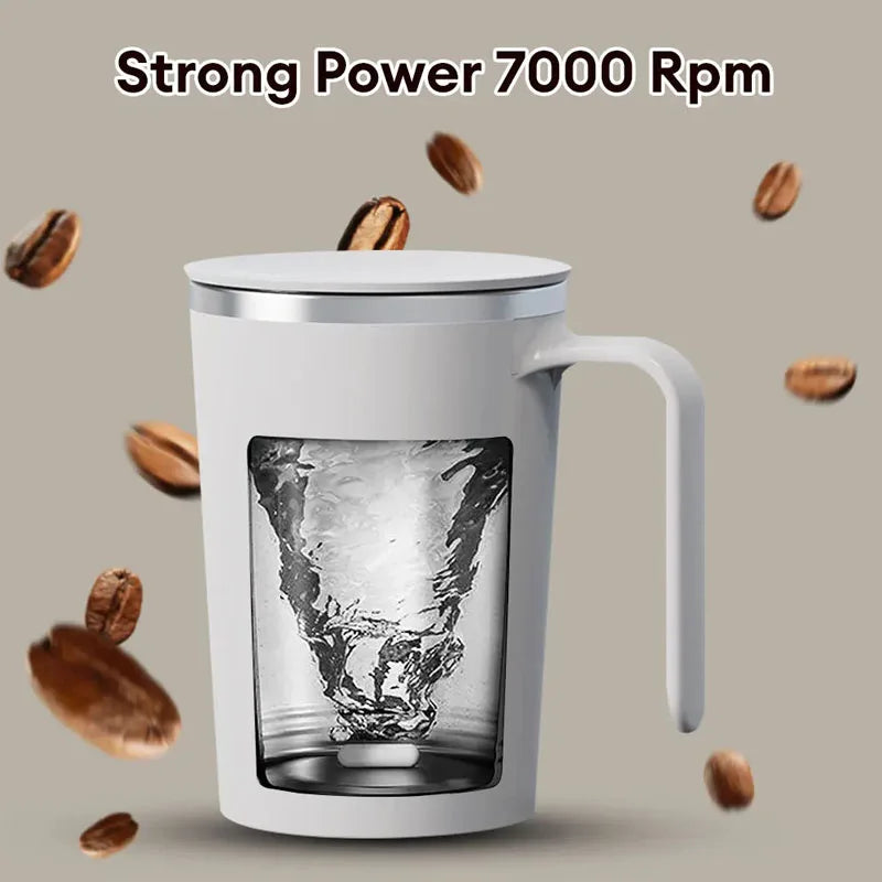 Automatic Self-Stirring Coffee Mug – Rechargeable Magnetic Travel Cup