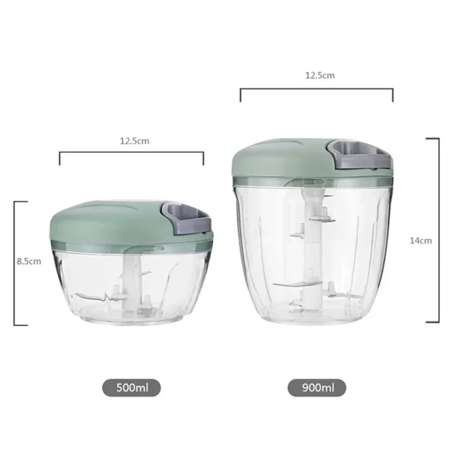 Multi-Function Hand-Pull Vegetable & Garlic Chopper