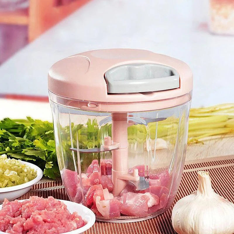 Multi-Function Hand-Pull Vegetable & Garlic Chopper